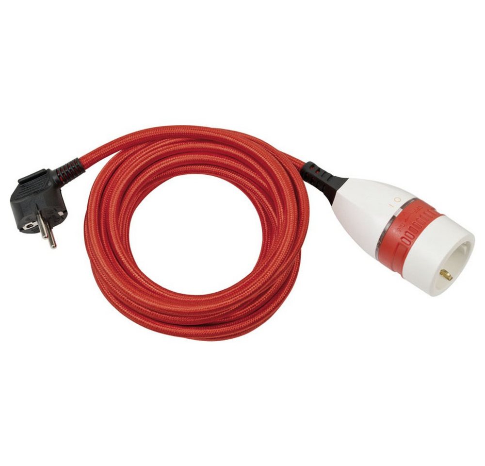 Brennenstuhl Brennenstuhl 1161830040 Strom Verlängerungskabel Rot, Weiß, Schwarz Verlängerungskabel, (500.00 cm) von Brennenstuhl