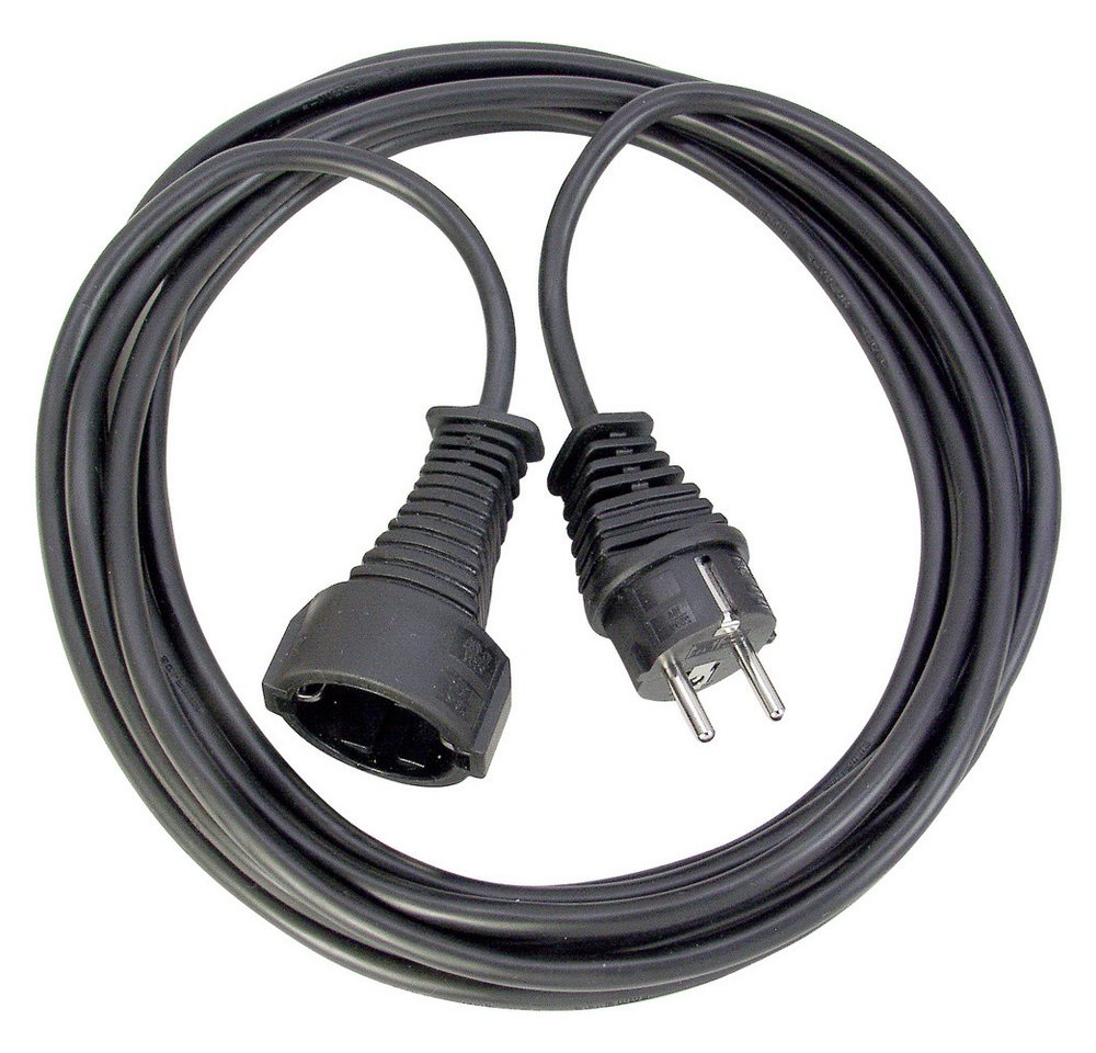 Brennenstuhl Brennenstuhl 1165430 Strom Verlängerungskabel Schwarz 3.00 m H05VV-F Verlängerungskabel, (300.00 cm) von Brennenstuhl