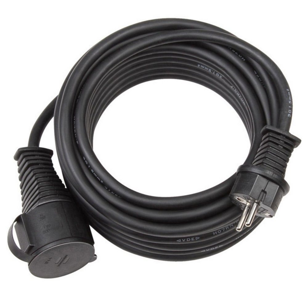 Brennenstuhl 1167810 Strom Verlängerungskabel Schwarz 10.00 m H07RN- Verlängerungskabel, (1000.00 cm) von OTTO