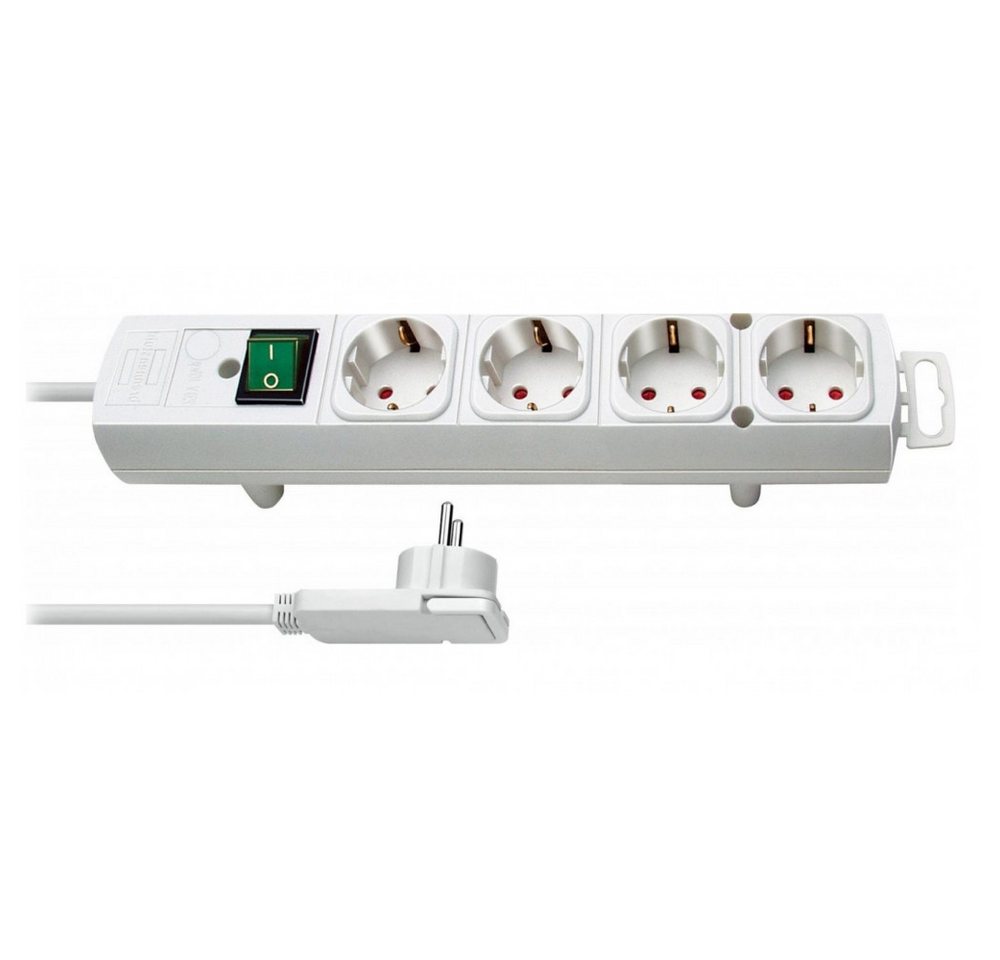 Brennenstuhl Brennenstuhl 4-fach Steckdosenleiste 2m Flachstecker Elektro-Kabel, Flachstecker, Verlängerungskabel, Kindersicheres Design für Sicherheit Brennenstuhl Brennenstuhl 4-fach Steckdosenleiste 2m Flachstecker Elektro-Kabel, Flachstecker, Verlängerungskabel, Kindersicheres Design für Sicherheit von Brennenstuhl