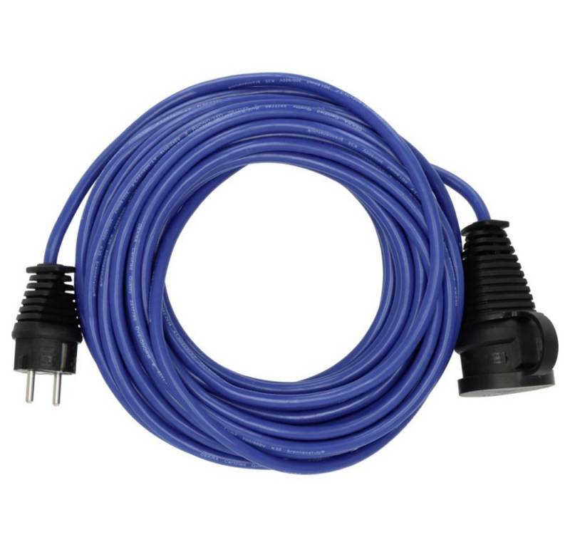 Brennenstuhl Brennenstuhl 9123020536 Strom Verlängerungskabel Blau 15 m N05V3V3-F Verlängerungskabel, (1500.00 cm) von Brennenstuhl