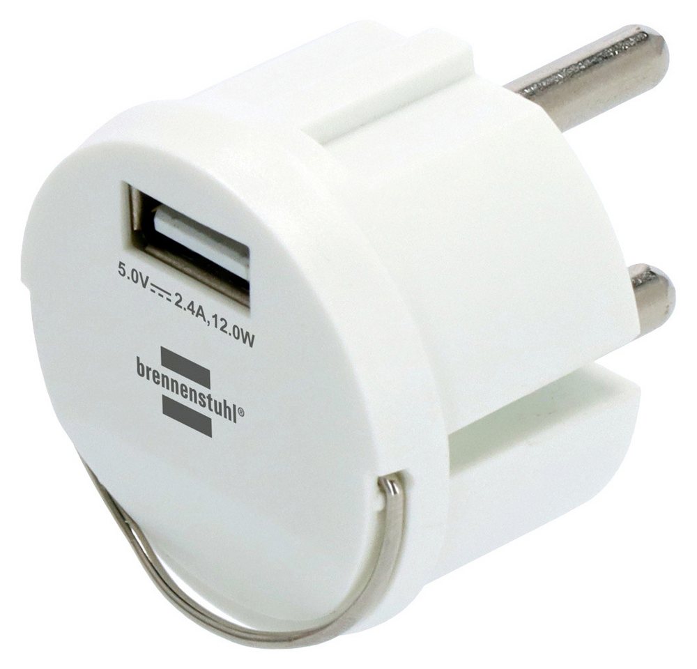 Brennenstuhl Brennenstuhl USB-Ladegerät 12 W Innenbereich, Steckdose Ausgangsstrom USB-Ladegerät (1508110) von Brennenstuhl