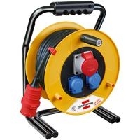 Brennenstuhl Brobusta CEE 1 IP44 cable reel for site & industry 30,0mH07RN-F 5G2,5 - Verlängerungsrolle - Ausgangsbuchsen: 3 - 30,0m - Schwarz (1316300) von Brennenstuhl