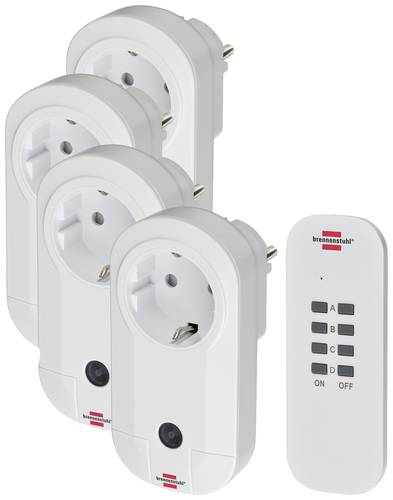 Brennenstuhl Comfort-Line 1507050 Funk Steckdosen-Set Innenbereich 1000W von Brennenstuhl