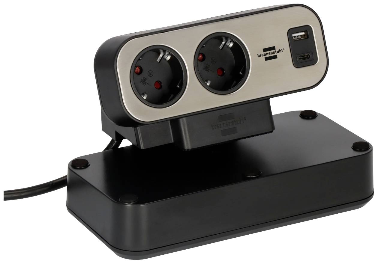 Brennenstuhl Duplex Tischsteckdose 1x USB A & C, 10x Schuko Brennenstuhl Duplex Tischsteckdose 1x USB A & C, 10x Schuko von Brennenstuhl