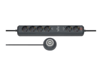 Brennenstuhl Eco-Line Comfort Switch, 2 m, 6 AC-Ausgänge, Anthrazit, 3680 W, 16 A, 390 mm von Brennenstuhl