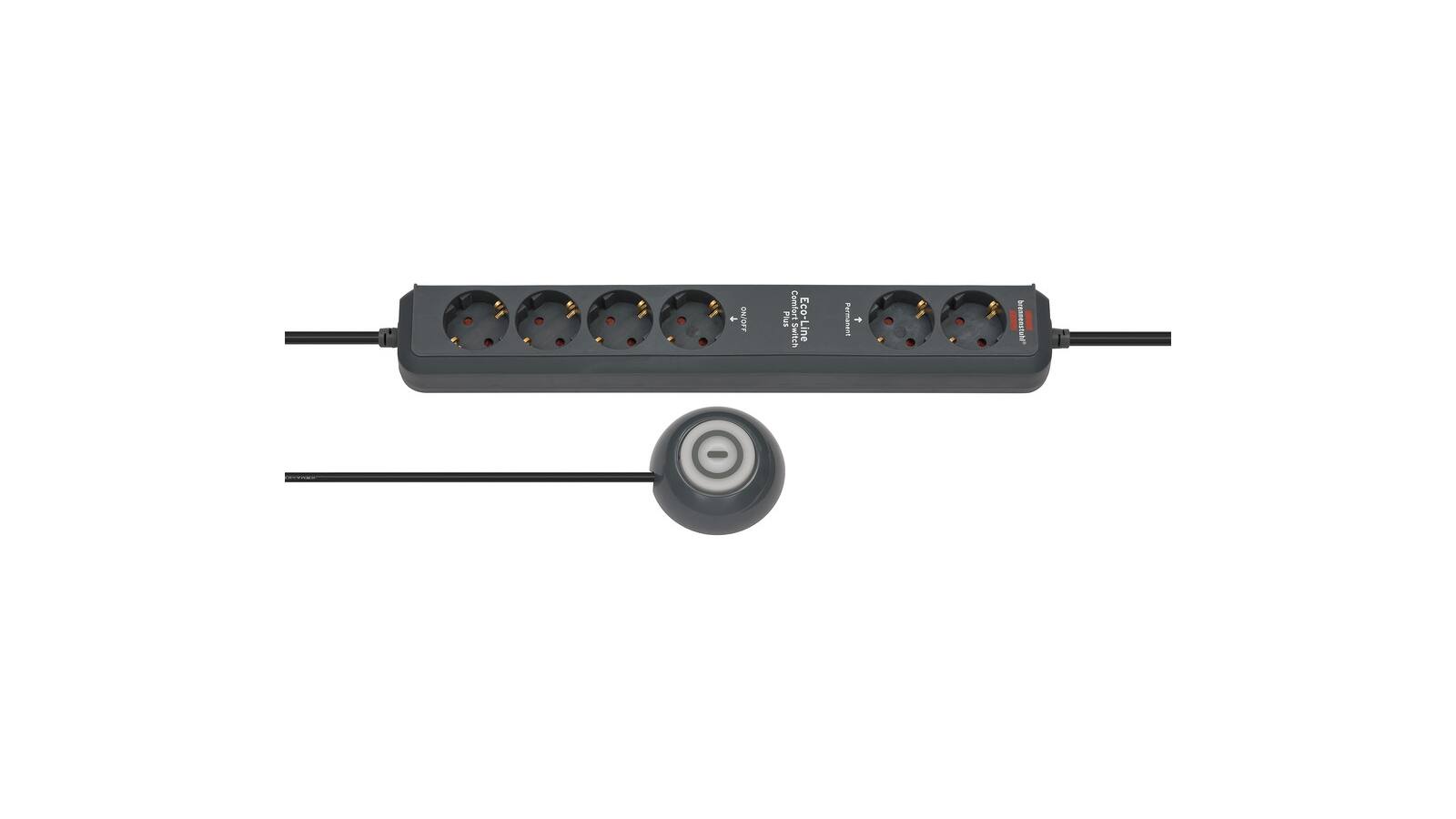 Brennenstuhl Eco-Line Comfort Switch Plus, Steckdosenleiste 6-fach - 1159560516 Brennenstuhl Eco-Line Comfort Switch Plus, Steckdosenleiste 6-fach - 1159560516 von Brennenstuhl
