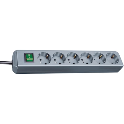 Brennenstuhl Eco-Line Steckdosenleiste mit Schalter 6-fach 1,5m lichtgrau Brennenstuhl Eco-Line Steckdosenleiste mit Schalter 6-fach 1,5m lichtgrau von Brennenstuhl