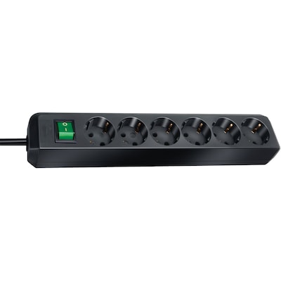 Brennenstuhl Eco-Line Steckdosenleiste mit Schalter 6-fach 1,5m schwarz Brennenstuhl Eco-Line Steckdosenleiste mit Schalter 6-fach 1,5m schwarz von Brennenstuhl