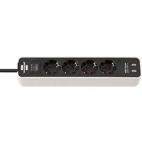 Brennenstuhl Ecolor Steckdosenleiste 4-fach 2 USB Ladebuchsten u. Schalter 1,5m Brennenstuhl Ecolor Steckdosenleiste 4-fach 2 USB Ladebuchsten u. Schalter 1,5m von Brennenstuhl