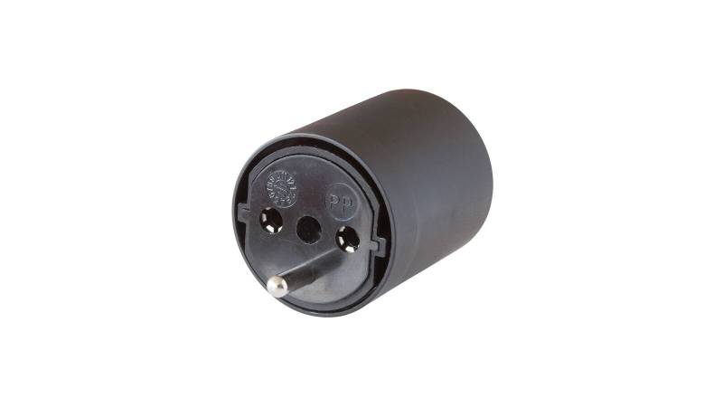 Brennenstuhl Fix-Adapter DE auf CH schwarz 230V 3-polig von Brennenstuhl