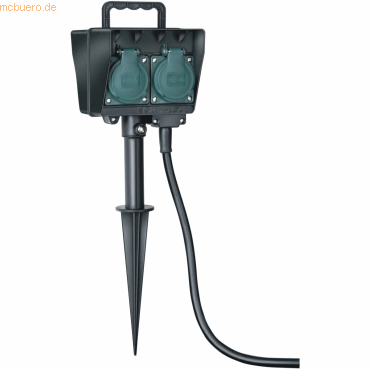 Brennenstuhl Gartensteckdose mit Erdspieß IP44 10m H07RN-F 3G1,5 4x 23 Brennenstuhl Gartensteckdose mit Erdspieß IP44 10m H07RN-F 3G1,5 4x 23 von Brennenstuhl