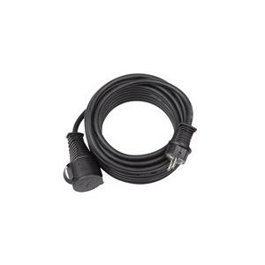 Brennenstuhl H07RN-F 3G1,5 - Spannungsversorgungs-Verlängerungskabel (230 VAC) - CEE 7/7 (SCHUKO) (M) - CEE 7/7 (SCHUKO) (W) - 10,0m - Schwarz (1167810) von Brennenstuhl