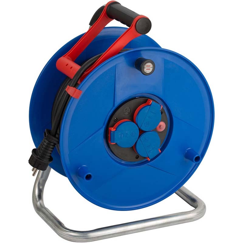 Brennenstuhl K-Tro. Garant 1233120 kabelhaspel 40-Metre Heavy-Duty Outdoor Cable Reel (3x Schuko) von Brennenstuhl