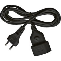 Brennenstuhl Kunststoff-Verlängerungskabel Euro Stecker/ Kupplung 3m schwarz Brennenstuhl Kunststoff-Verlängerungskabel Euro Stecker/ Kupplung 3m schwarz von Brennenstuhl