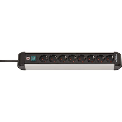 Brennenstuhl Premium-Alu-Line Steckdosenleiste 8-fach 3m silber/schwarz Brennenstuhl Premium-Alu-Line Steckdosenleiste 8-fach 3m silber/schwarz von Brennenstuhl