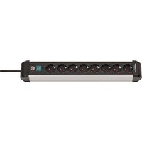 Brennenstuhl Premium-Alu-Line Steckdosenleiste 8-fach 3m silber/schwarz Brennenstuhl Premium-Alu-Line Steckdosenleiste 8-fach 3m silber/schwarz von Brennenstuhl