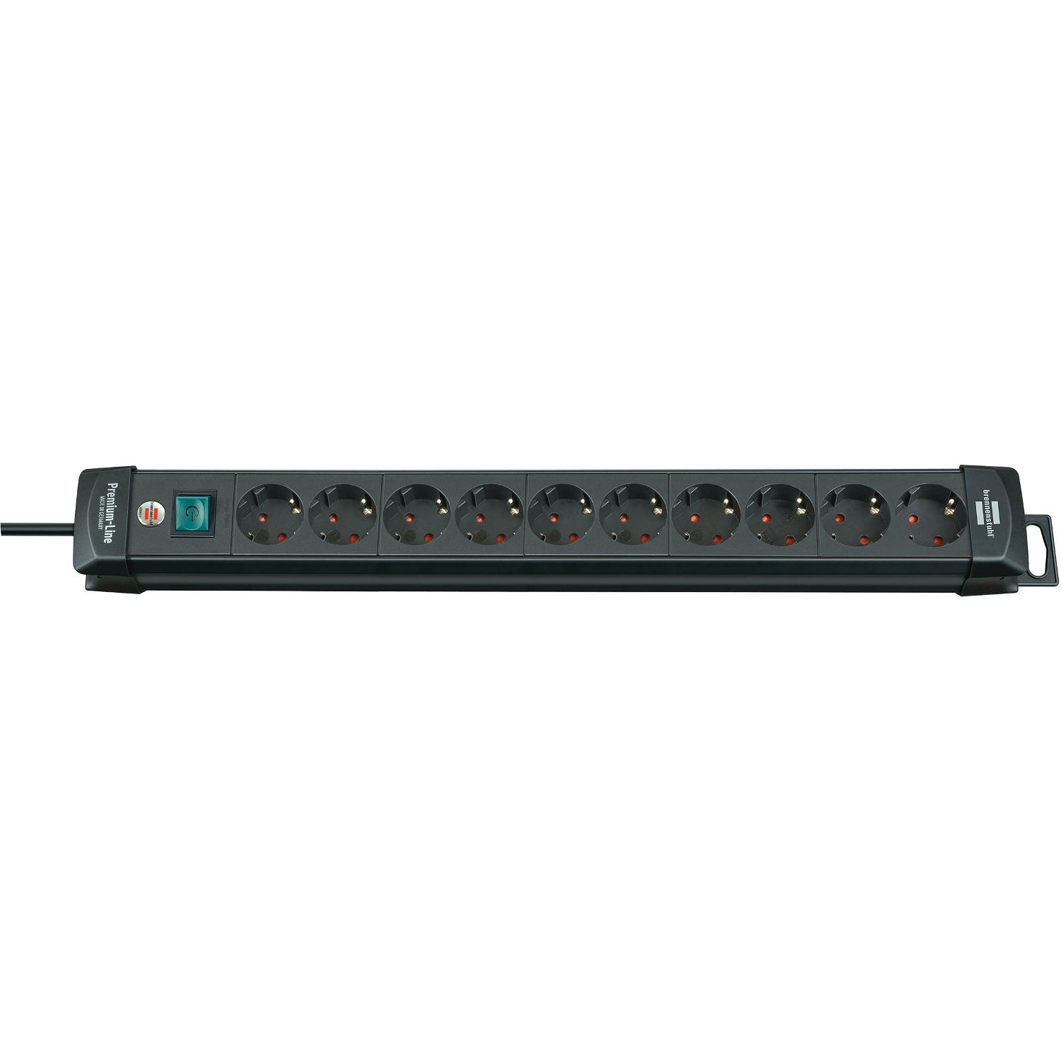 Brennenstuhl Premium-Line Mehrfachsteckdose 10-fach schwarz, 3 m Brennenstuhl Premium-Line Mehrfachsteckdose 10-fach schwarz, 3 m von Brennenstuhl