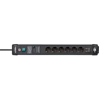 Brennenstuhl Premium-Line Steckdosenleiste 6-fach 3m mit 2 mal USB schwarz Brennenstuhl Premium-Line Steckdosenleiste 6-fach 3m mit 2 mal USB schwarz von Brennenstuhl
