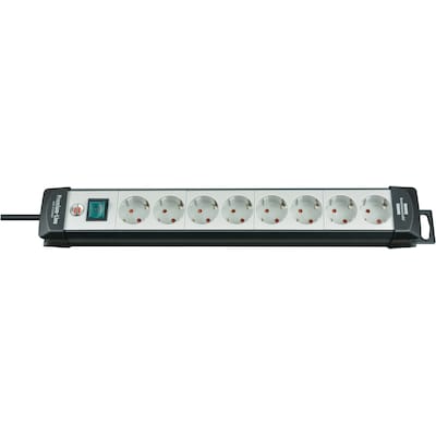 Brennenstuhl Premium-Line Steckdosenleiste 8-fach 5,0m schwarz/grau Brennenstuhl Premium-Line Steckdosenleiste 8-fach 5,0m schwarz/grau von Brennenstuhl
