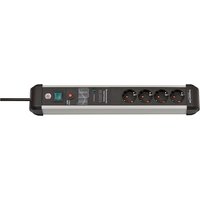 Brennenstuhl Premium-Protect-Line Steckdosenleiste 4-fach 3m grau/schwarz Brennenstuhl Premium-Protect-Line Steckdosenleiste 4-fach 3m grau/schwarz von Brennenstuhl