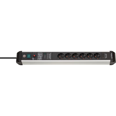 Brennenstuhl Premium-Protect-Line Steckdosenleiste 6fach 3m USB-A/C grau/schwarz Brennenstuhl Premium-Protect-Line Steckdosenleiste 6fach 3m USB-A/C grau/schwarz von Brennenstuhl