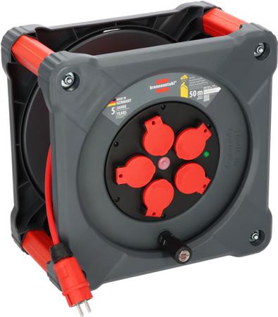 Brennenstuhl Professional Kabeltrommel mit Rundum-UEberrollschutz (9201500210) von Brennenstuhl