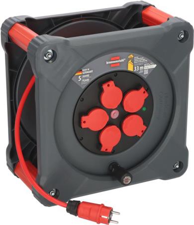 Brennenstuhl Professional Kabeltrommel mit Rundum-UEberrollschutz (9202330210) von Brennenstuhl