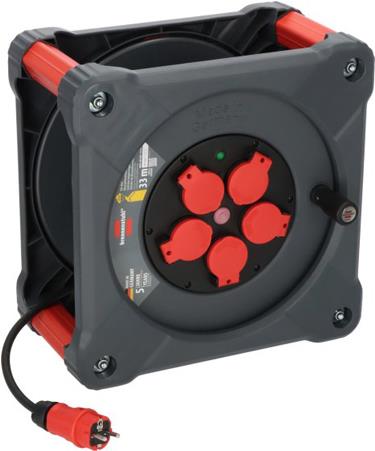 Brennenstuhl Professional Kabeltrommel mit Rundum-UEberrollschutz KA 3100 5 IP44 (9201330110) von Brennenstuhl