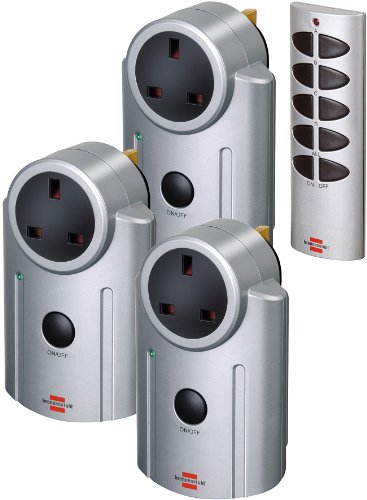 Brennenstuhl RC 3600 Primera-Line-Fernbedienung Socket Set – Silber Brennenstuhl RC 3600 Primera-Line-Fernbedienung Socket Set – Silber von Brennenstuhl