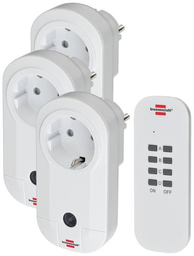 Brennenstuhl RC CE1 3001 1507040 Funk Steckdosen-Set 4teilig Innenbereich 1000W Brennenstuhl RC CE1 3001 1507040 Funk Steckdosen-Set 4teilig Innenbereich 1000W von Brennenstuhl