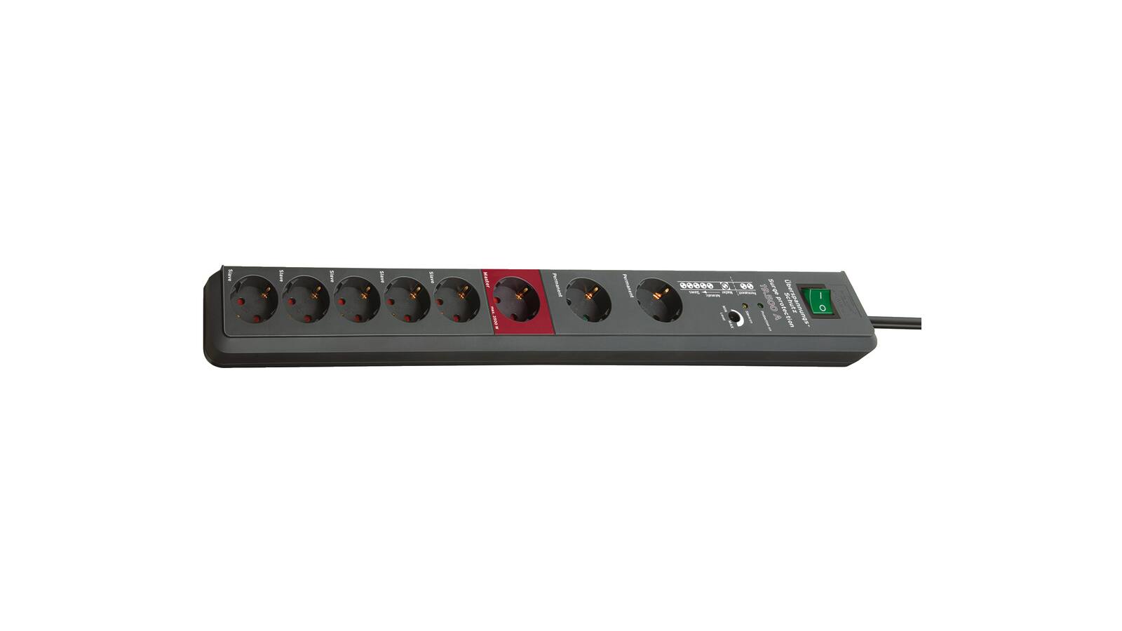 Brennenstuhl Secure-Tec, Steckdosenleiste 8-fach mit Überspannungsschutz und Main Follow Funktion - 1159490936 Brennenstuhl Secure-Tec, Steckdosenleiste 8-fach mit Überspannungsschutz und Main Follow Funktion - 1159490936 von Brennenstuhl