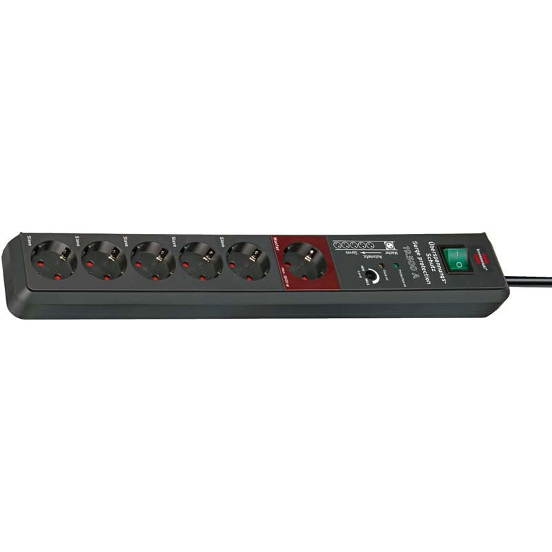 Brennenstuhl Secure-Tec 1159490966 Master/Slave Power Strip, x6 Schuko, 3m Brennenstuhl Secure-Tec 1159490966 Master/Slave Power Strip, x6 Schuko, 3m von Brennenstuhl
