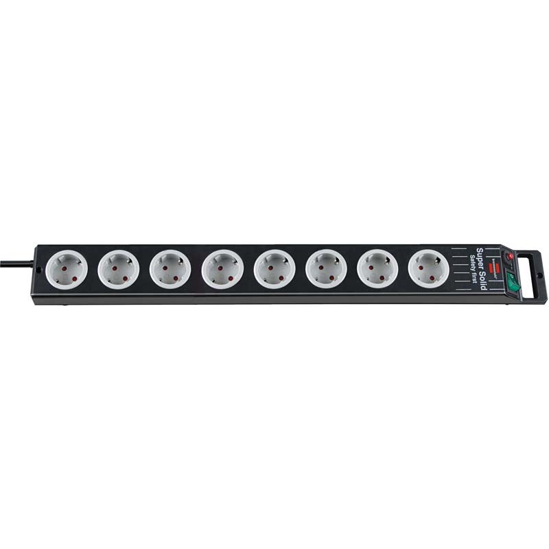 Brennenstuhl Sicherheits 1153380118 Power Strip, x8 Schuko with Current Limiter, 2.5m Brennenstuhl Sicherheits 1153380118 Power Strip, x8 Schuko with Current Limiter, 2.5m von Brennenstuhl