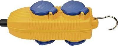 Brennenstuhl Steckdosen-Powerblock 230V/16A IP54 4-fach (1081070010) von Brennenstuhl