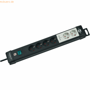 Brennenstuhl Steckdosenleiste Premium-Line 6-fach 3m Schalter/2 perman Brennenstuhl Steckdosenleiste Premium-Line 6-fach 3m Schalter/2 perman von Brennenstuhl