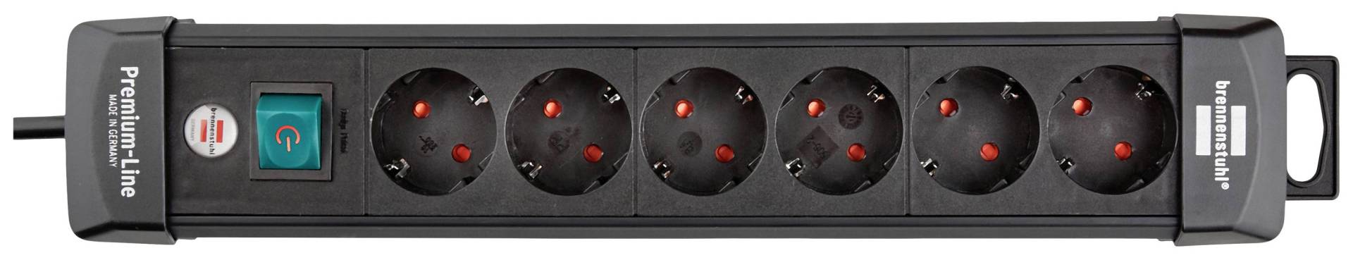 Brennenstuhl Steckdosenleiste Premium-Line 6x 3m sw Brennenstuhl Steckdosenleiste Premium-Line 6x 3m sw von Brennenstuhl