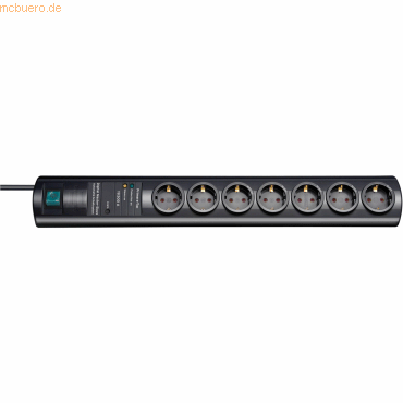 Brennenstuhl Steckdosenleiste Primera-TEC 7-fach 19.500A schwarz Brennenstuhl Steckdosenleiste Primera-TEC 7-fach 19.500A schwarz von Brennenstuhl