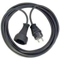 Brennenstuhl Stromkabel - 3,0m - Schwarz - mit Schutzkontakt-Stecker (1165430) von Brennenstuhl