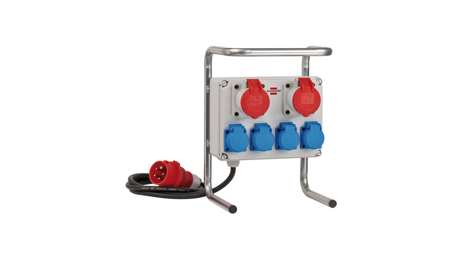 Brennenstuhl Stromverteiler 16A / Baustromverteiler mit Stahlrohrgestell - 1153750 Brennenstuhl Stromverteiler 16A / Baustromverteiler mit Stahlrohrgestell - 1153750 von Brennenstuhl