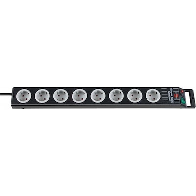 Brennenstuhl Super-Solid Steckdosenleiste 8-fach 2,5m schwarz Brennenstuhl Super-Solid Steckdosenleiste 8-fach 2,5m schwarz von Brennenstuhl