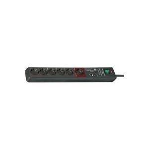 Brennenstuhl ÜSS Secure-Tec Automatic 6-fach, 3 m, anthrazit Überspannungsschutz-Automatiksteckdosenleiste 6-fach anthrazit 3m H05VV-F 3G1,5, 1xMaster 5xSlave, 1159490966 Brennenstuhl ÜSS Secure-Tec Automatic 6-fach, 3 m, anthrazit Überspannungsschutz-Automatiksteckdosenleiste 6-fach anthrazit 3m H05VV-F 3G1,5, 1xMaster 5xSlave, 1159490966 von Brennenstuhl