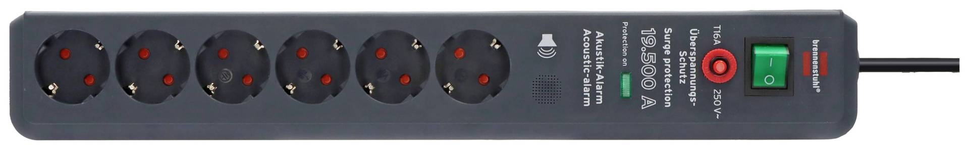Brennenstuhl Überspannungsschutz Secure-Tec 6x 3m 19.5kA Brennenstuhl Überspannungsschutz Secure-Tec 6x 3m 19.5kA von Brennenstuhl