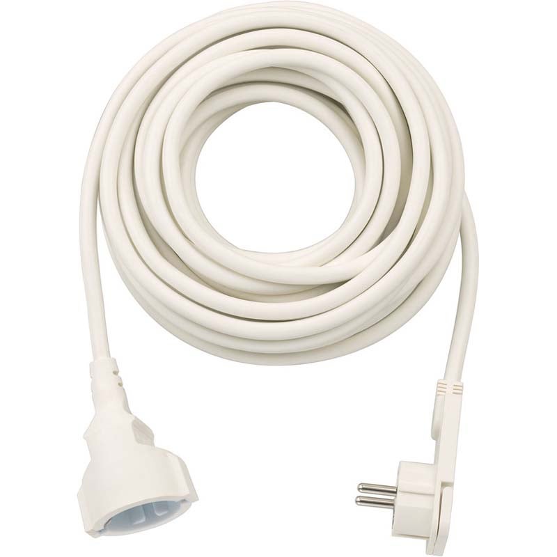 Brennenstuhl Verl Kabel 1168980210 Indoor Schuko Extension Cable, 10m (White) von Brennenstuhl