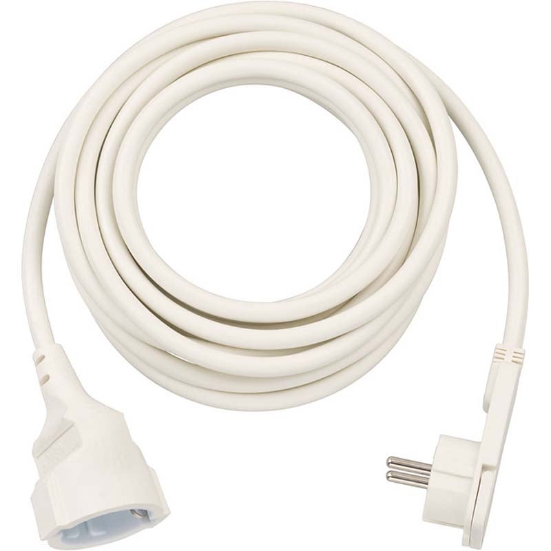 Brennenstuhl Verl Kabel 1168980250 Indoor Schuko Extension Cable, 5m (White) von Brennenstuhl