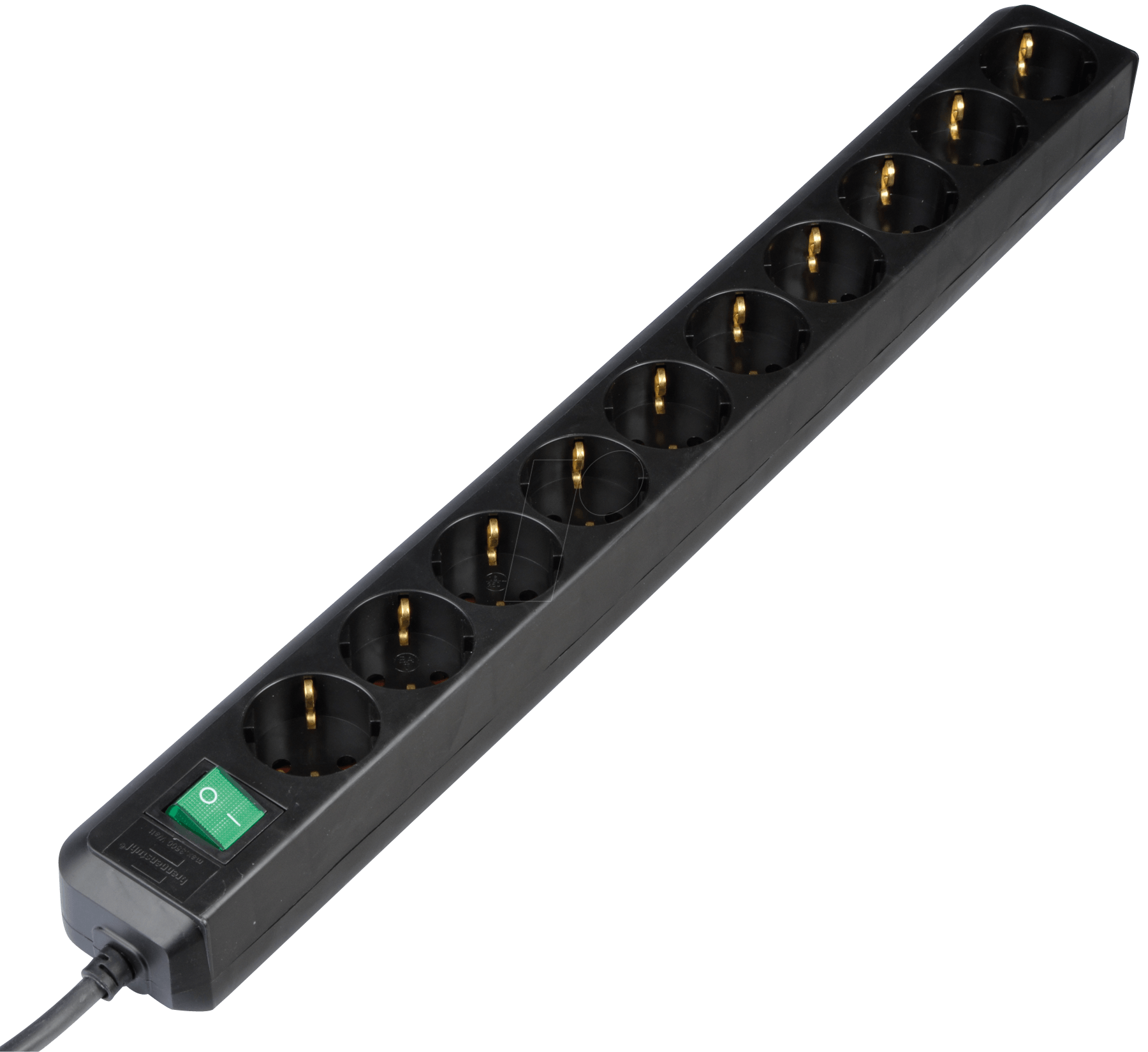 EL 10-FACH MS-SW - Eco-Line, Steckdosenleiste 10-fach, schwarz EL 10-FACH MS-SW - Eco-Line, Steckdosenleiste 10-fach, schwarz von Brennenstuhl