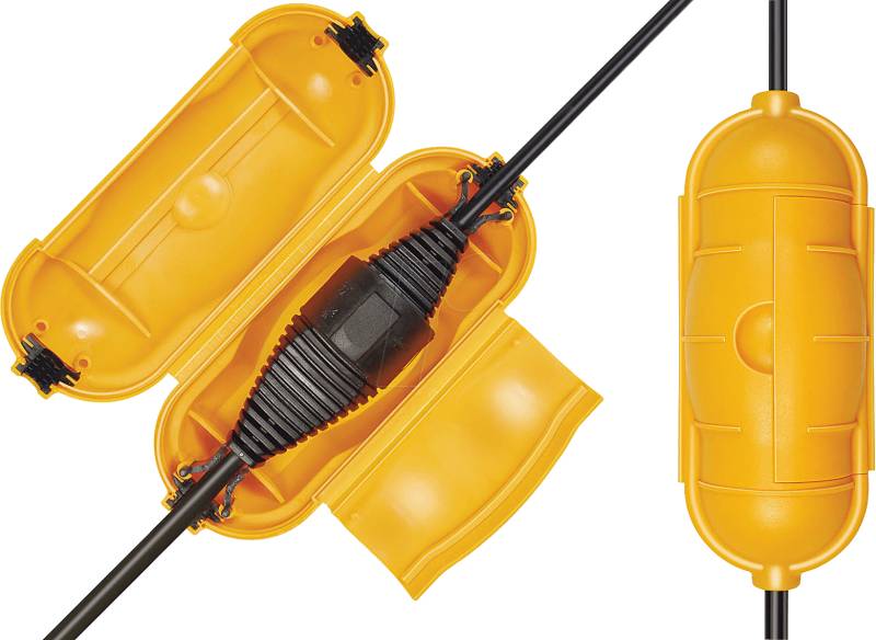 EL SAFEBOX BIG - Safe-Box BIG IP44 / Schutzbox für Verlängerungskabel,gelb von Brennenstuhl