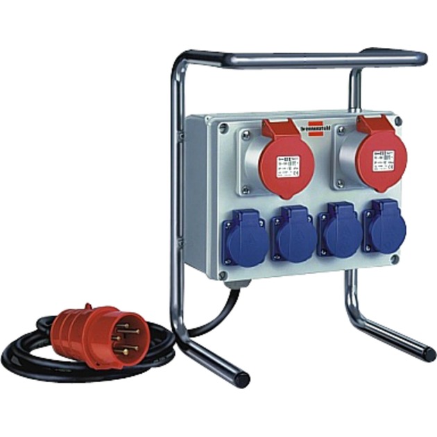 Kompakter Kleinstromverteiler BKV 2/4 G IP44, 6-fach, Steckdosenleiste Kompakter Kleinstromverteiler BKV 2/4 G IP44, 6-fach, Steckdosenleiste von Brennenstuhl