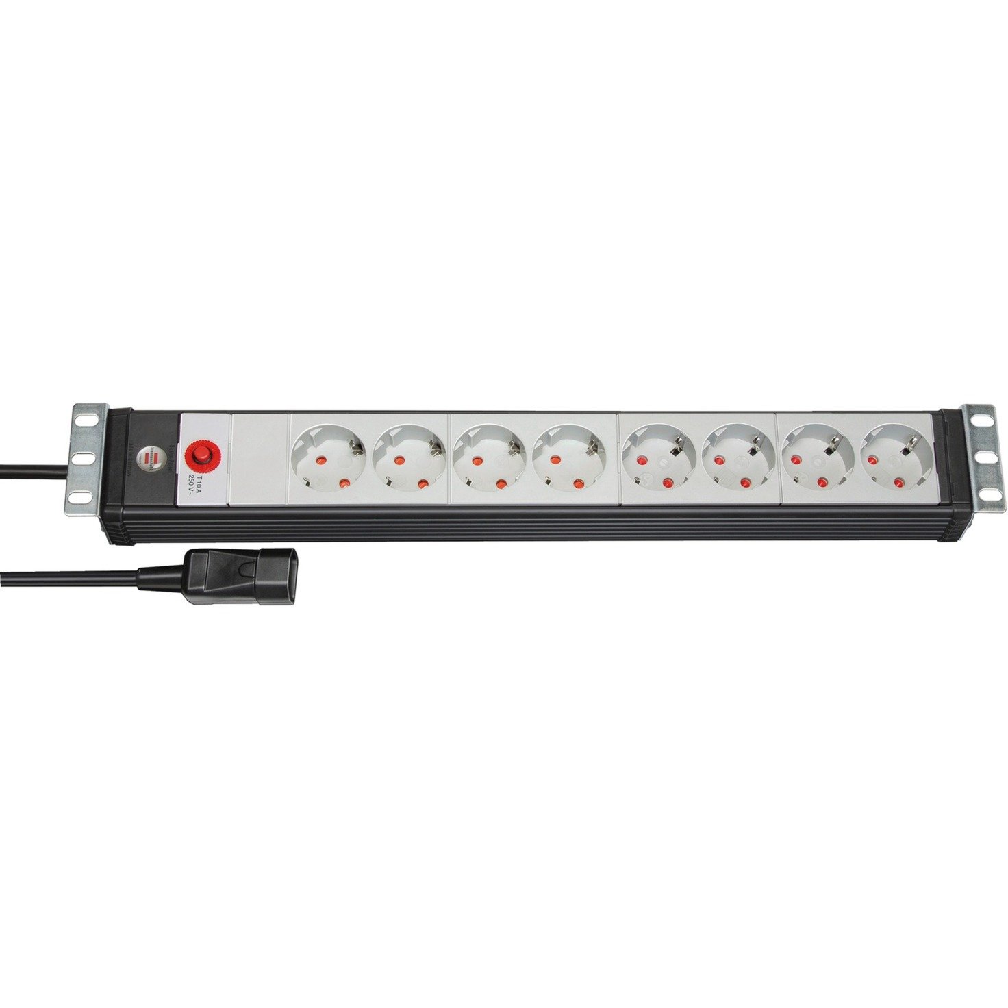 Premium-Line Steckdosenleiste 8-fach, 19" Format Premium-Line Steckdosenleiste 8-fach, 19" Format von Brennenstuhl