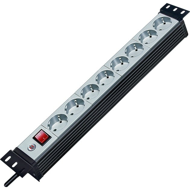 Premium-Line Steckdosenleiste 8-fach, 19" Format Premium-Line Steckdosenleiste 8-fach, 19" Format von Brennenstuhl